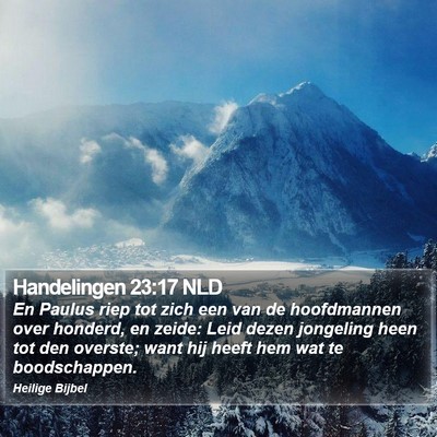 Handelingen 23:17 NLD Bible Verse Image