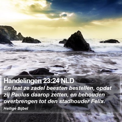 Handelingen 23:24 NLD Bible Verse Image