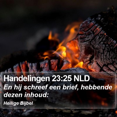 Handelingen 23:25 NLD Bible Verse Image