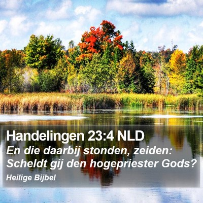 Handelingen 23:4 NLD Bible Verse Image