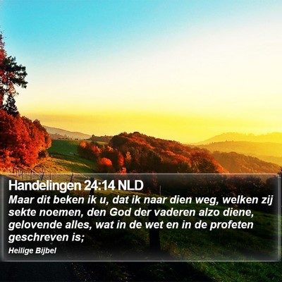 Handelingen 24:14 NLD Bible Verse Image