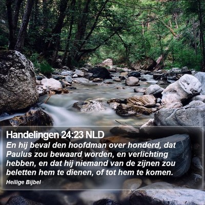 Handelingen 24:23 NLD Bible Verse Image