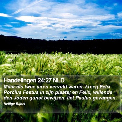 Handelingen 24:27 NLD Bible Verse Image