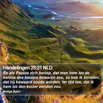 Handelingen 25:21 NLD Bible Verse Image