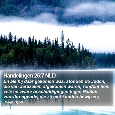 Handelingen 25:7 NLD Bible Verse Image