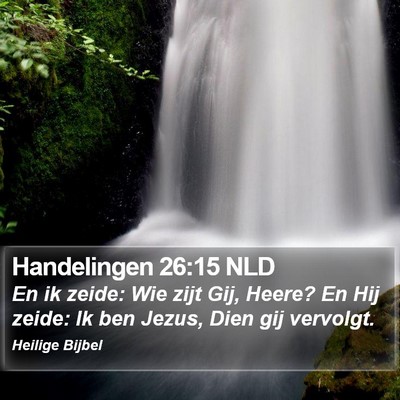Handelingen 26:15 NLD Bible Verse Image