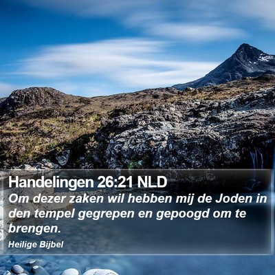Handelingen 26:21 NLD Bible Verse Image