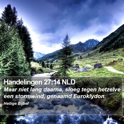 Handelingen 27:14 NLD Bible Verse Image