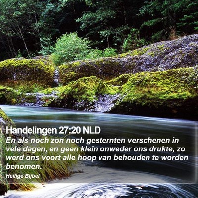 Handelingen 27:20 NLD Bible Verse Image