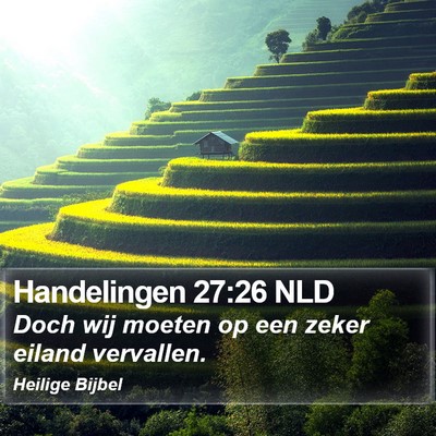 Handelingen 27:26 NLD Bible Verse Image