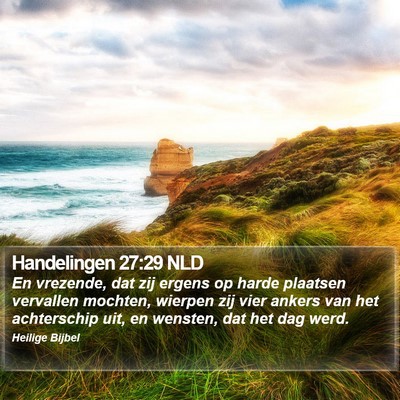 Handelingen 27:29 NLD Bible Verse Image