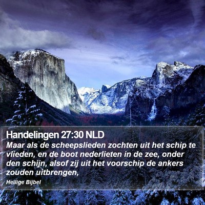 Handelingen 27:30 NLD Bible Verse Image
