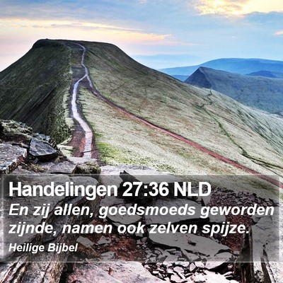 Handelingen 27:36 NLD Bible Verse Image