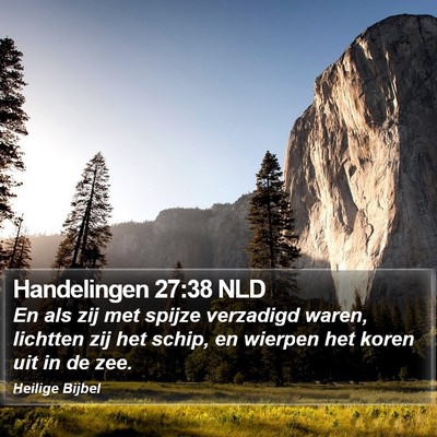 Handelingen 27:38 NLD Bible Verse Image