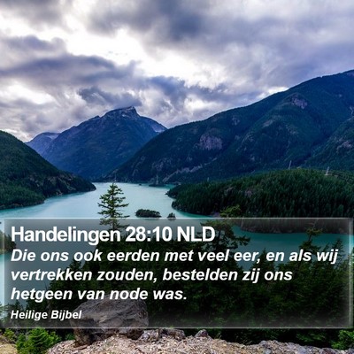 Handelingen 28:10 NLD Bible Verse Image