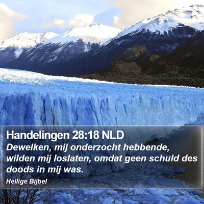 Handelingen 28:18 NLD Bible Verse Image
