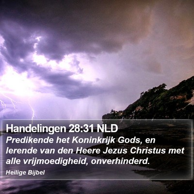 Handelingen 28:31 NLD Bible Verse Image