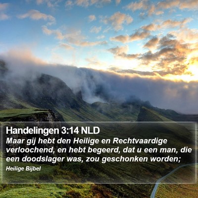 Handelingen 3:14 NLD Bible Verse Image