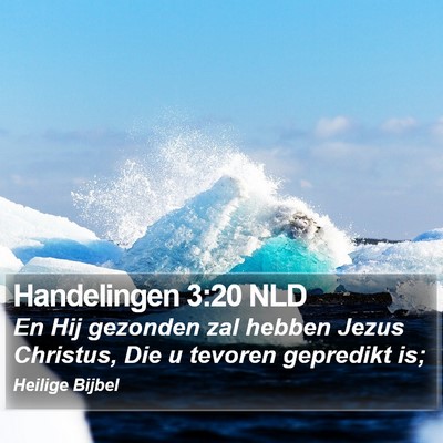 Handelingen 3:20 NLD Bible Verse Image