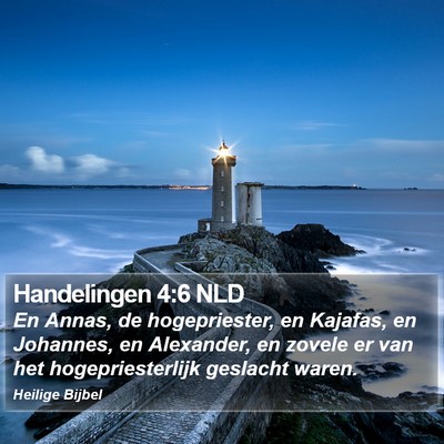 Handelingen 4:6 NLD Bible Verse Image