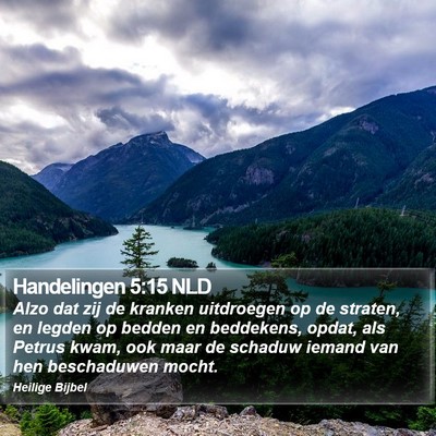 Handelingen 5:15 NLD Bible Verse Image