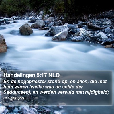 Handelingen 5:17 NLD Bible Verse Image