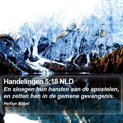 Handelingen 5:18 NLD Bible Verse Image