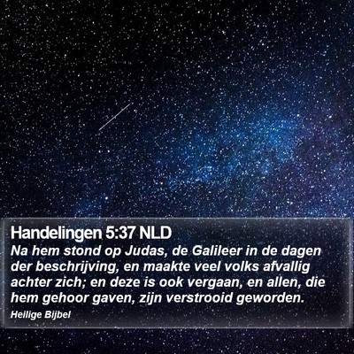 Handelingen 5:37 NLD Bible Verse Image