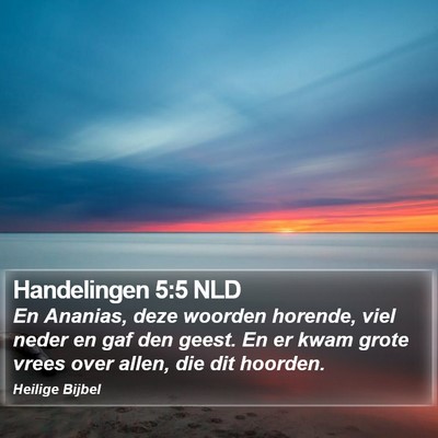 Handelingen 5:5 NLD Bible Verse Image