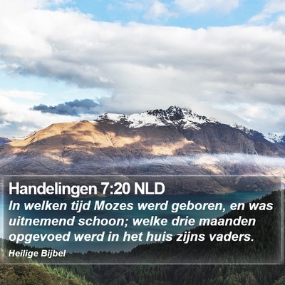 Handelingen 7:20 NLD Bible Verse Image