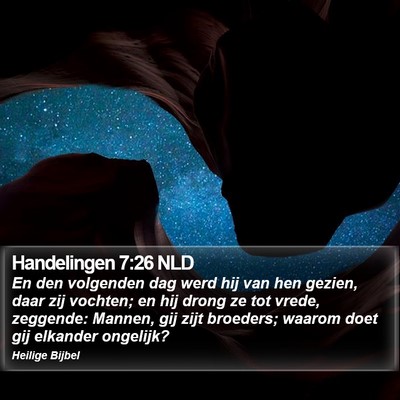 Handelingen 7:26 NLD Bible Verse Image