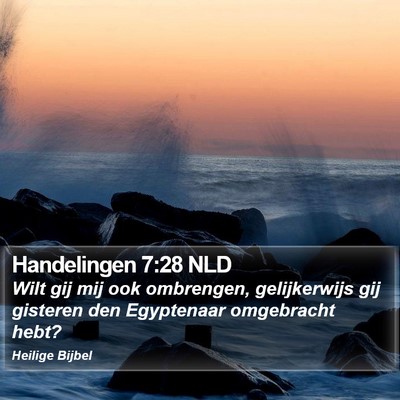 Handelingen 7:28 NLD Bible Verse Image