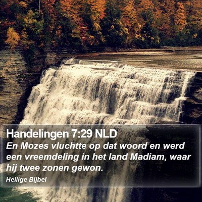 Handelingen 7:29 NLD Bible Verse Image