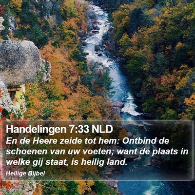 Handelingen 7:33 NLD Bible Verse Image