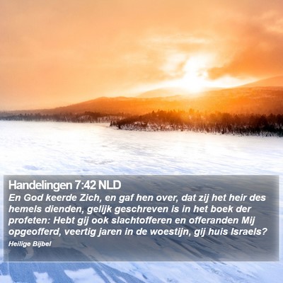 Handelingen 7:42 NLD Bible Verse Image