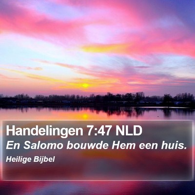 Handelingen 7:47 NLD Bible Verse Image