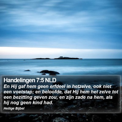 Handelingen 7:5 NLD Bible Verse Image