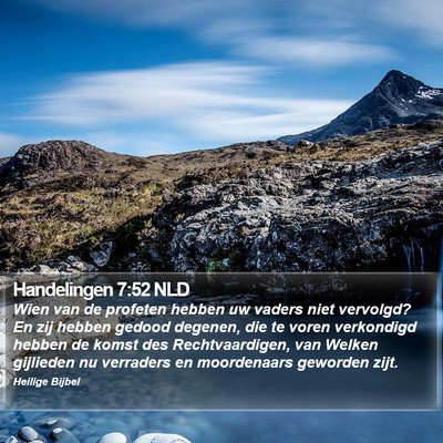 Handelingen 7:52 NLD Bible Verse Image