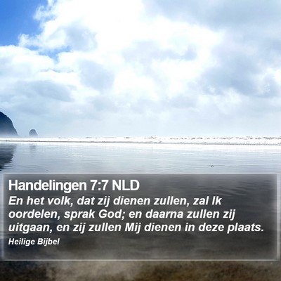Handelingen 7:7 NLD Bible Verse Image