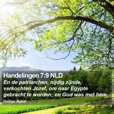 Handelingen 7:9 NLD Bible Verse Image