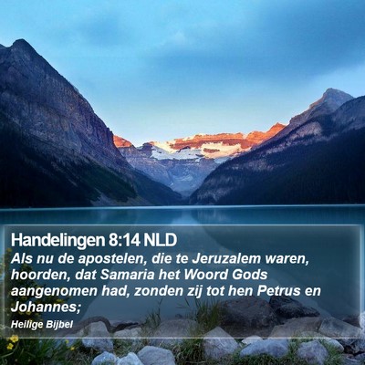Handelingen 8:14 NLD Bible Verse Image
