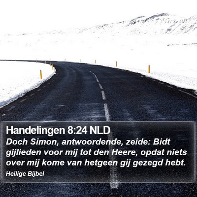 Handelingen 8:24 NLD Bible Verse Image