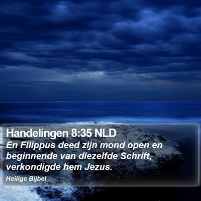 Handelingen 8:35 NLD Bible Verse Image
