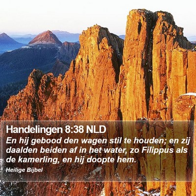 Handelingen 8:38 NLD Bible Verse Image