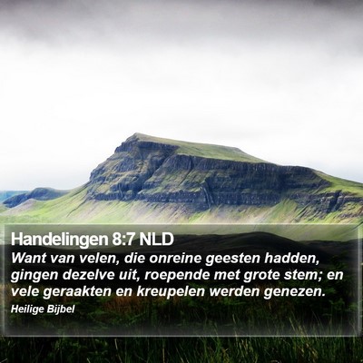 Handelingen 8:7 NLD Bible Verse Image