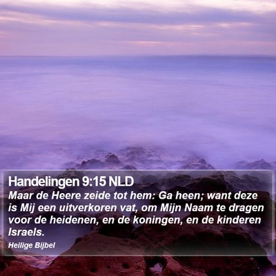 Handelingen 9:15 NLD Bible Verse Image