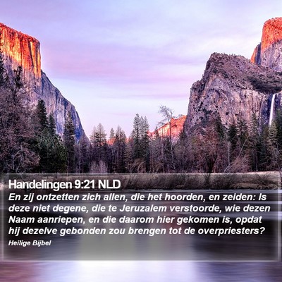 Handelingen 9:21 NLD Bible Verse Image
