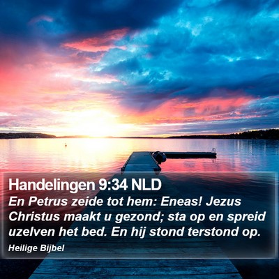 Handelingen 9:34 NLD Bible Verse Image