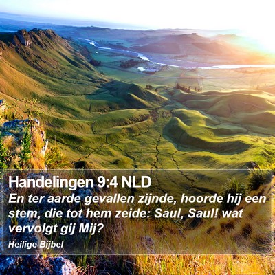 Handelingen 9:4 NLD Bible Verse Image