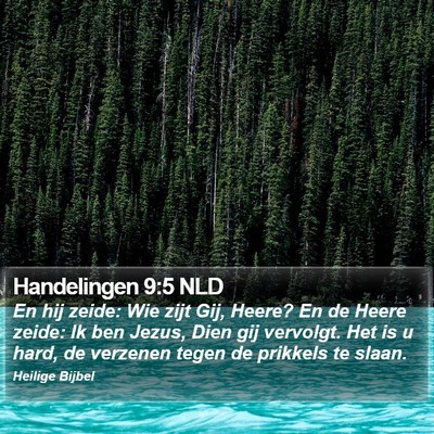 Handelingen 9:5 NLD Bible Verse Image